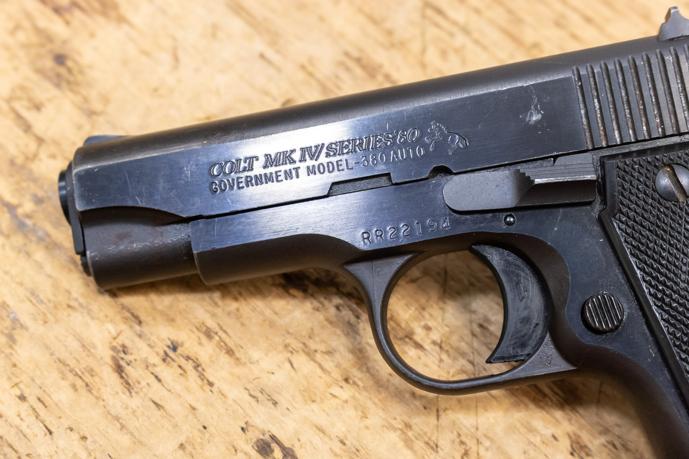 COLT MK IV Series 80 Government Model 380 ACP Used Trade-in Pistol