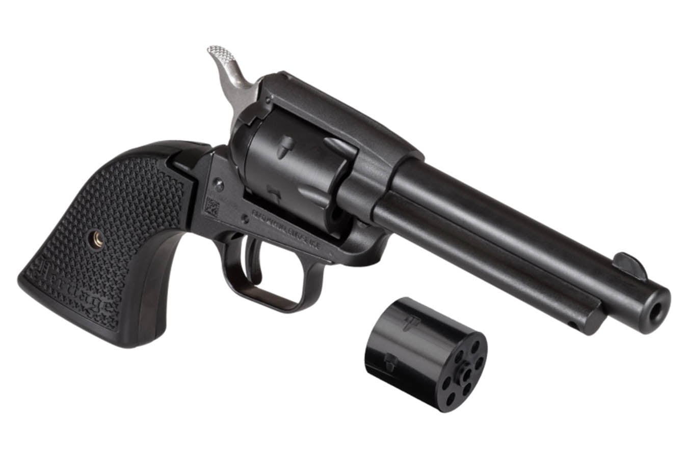 HERITAGE Rough Rider 22 LR/22 WMR Revolver with Black Cerakote Finish and Black Polymer G