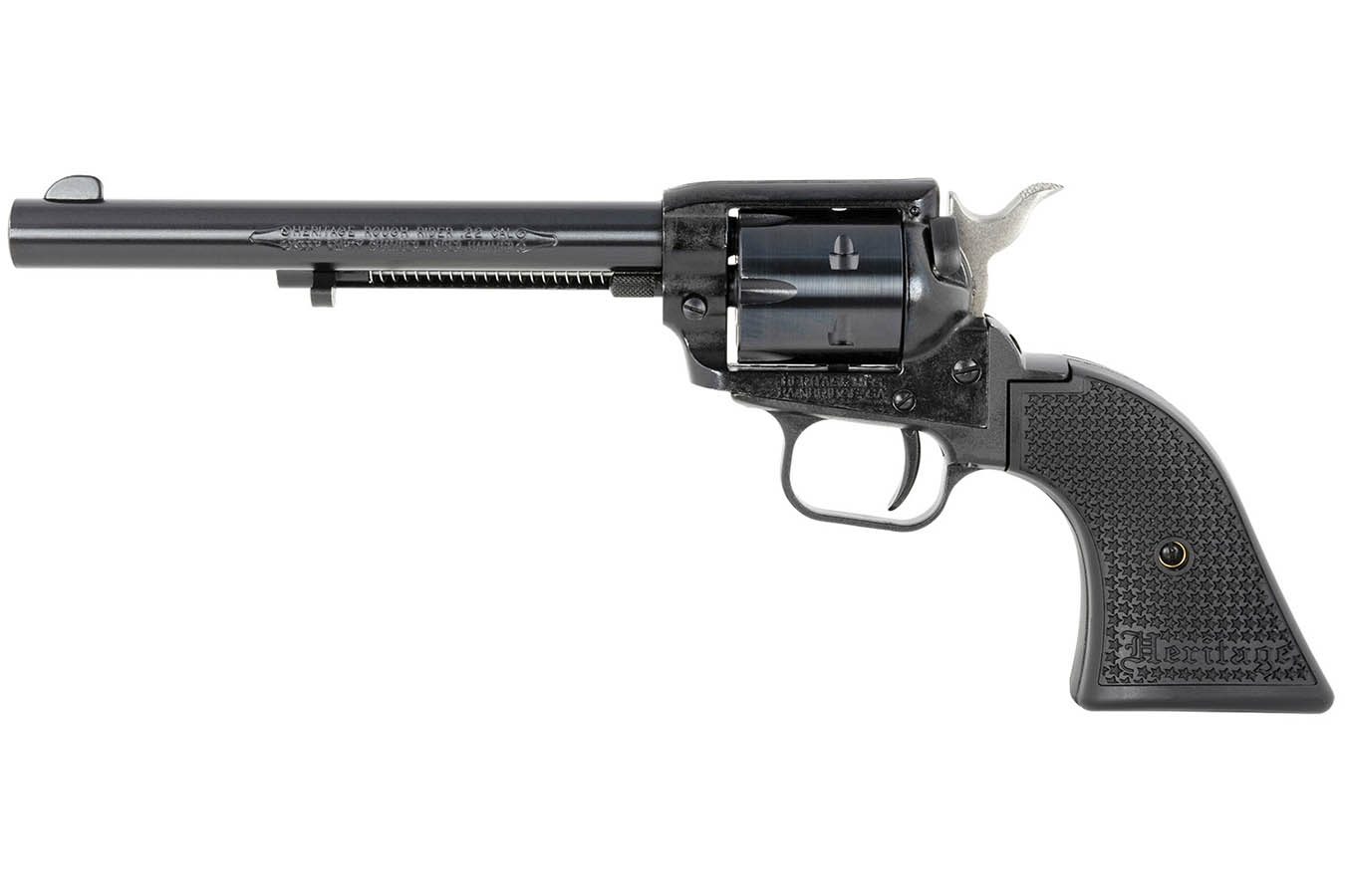 HERITAGE Rough Rider 22LR/22WMR Combo Revolver with Black Polymer Grips and 6.5 Inch Barr