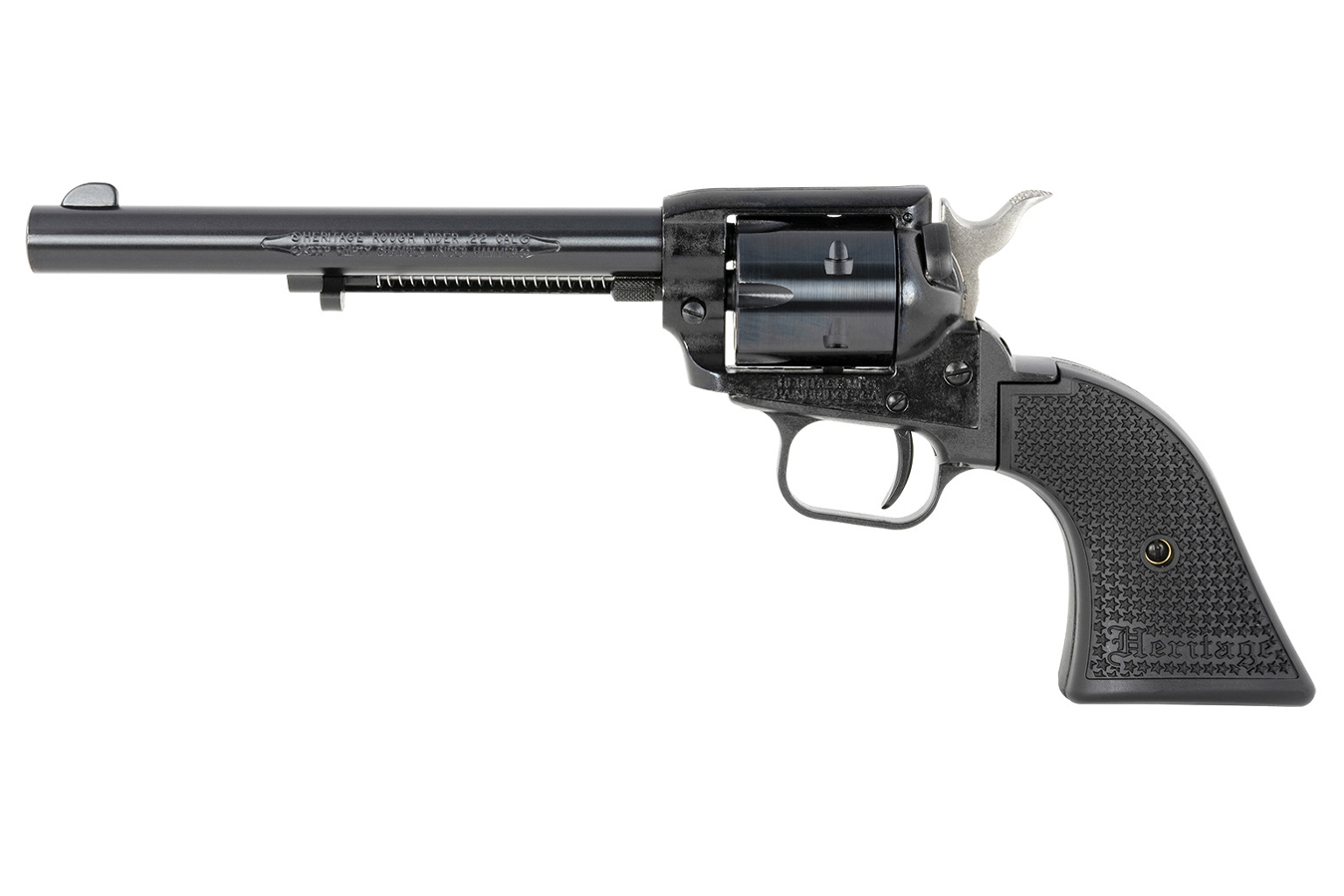 Heritage Rough Rider 22LR/22WMR Combo Revolver with Black Polymer Grips and 6.5 Inch Barr