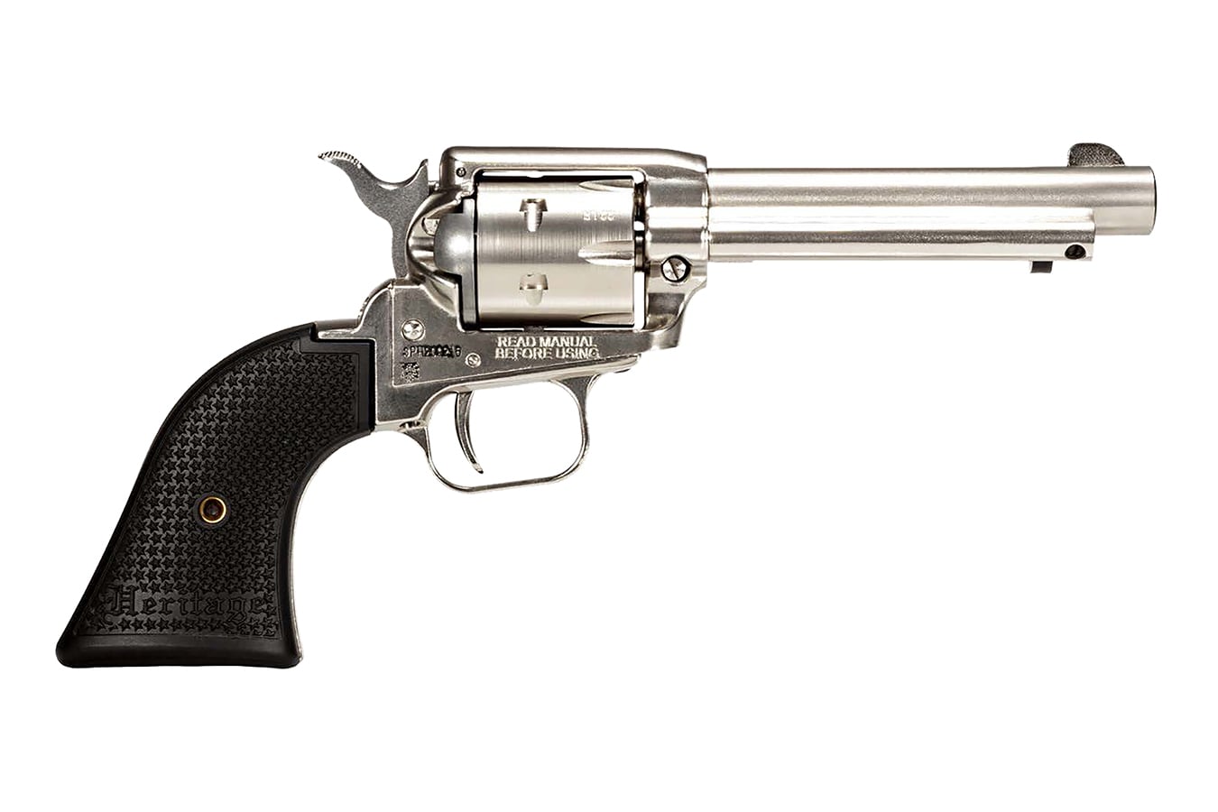 HERITAGE Rough Rider 22 LR Revolver with 6.5 Inch Barrel and High Gloss Nickel Finish