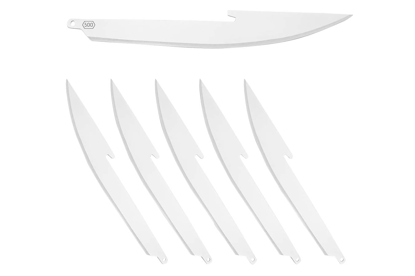 OUTDOOR EDGE Replacement 500 Boning/Fillet Blades, 6 Pack