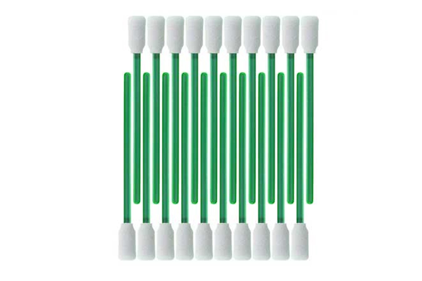 REMINGTON Foam Cleaning Swabs with Cotton Head and 6 Inch Wood Handle (20 Pack)