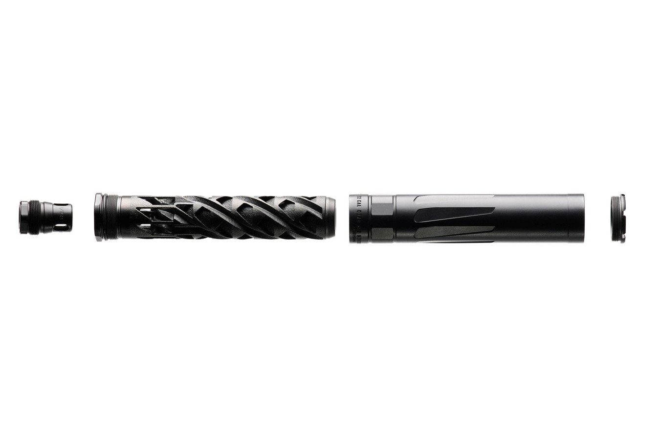 DEAD AIR RXD22TI 22 Long Rifle Suppressor, Black