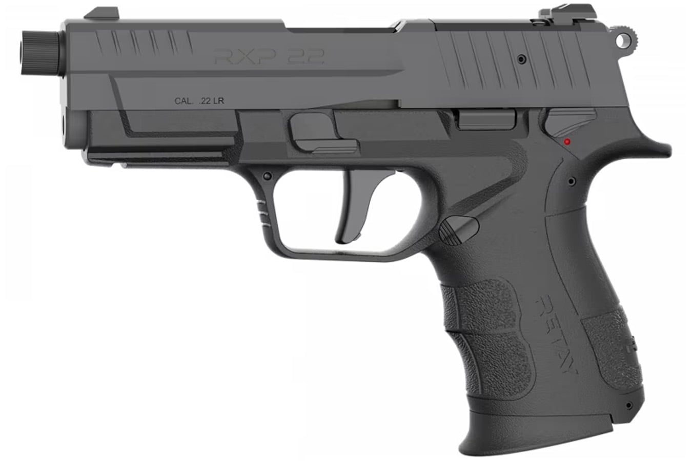 Retay Usa RXP22 22LR Rimfire Pistol with Black Frame/Gray Slide and Threaded Barrel