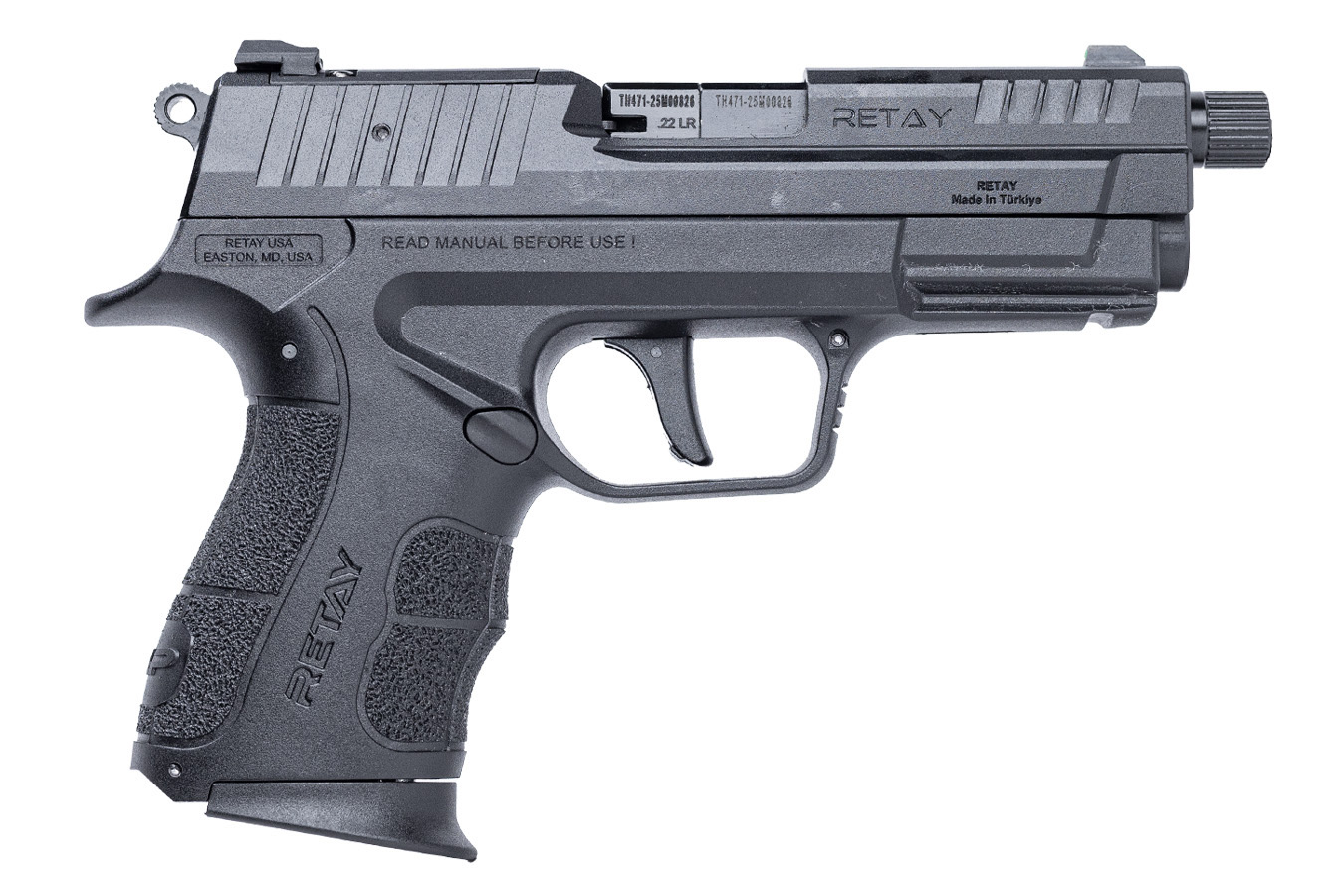 Retay Usa RXP22 22LR Semi-Auto Pistol with Threaded Barrel