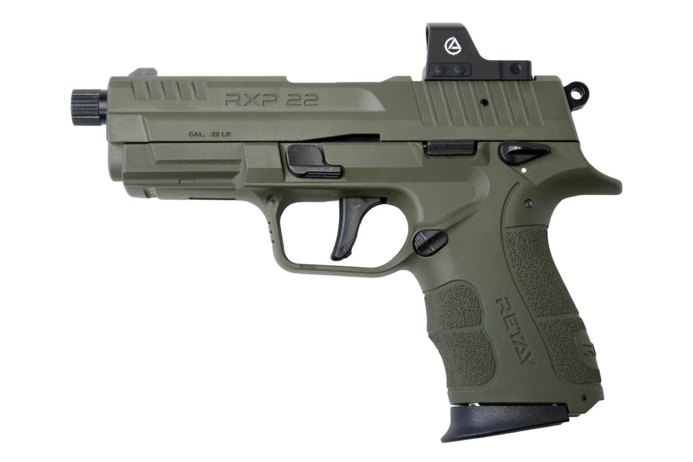 Retay Usa RXP22 22LR Semi-Auto Pistol w/ OD Green Finish and Aegis Sentinel Red-Dot