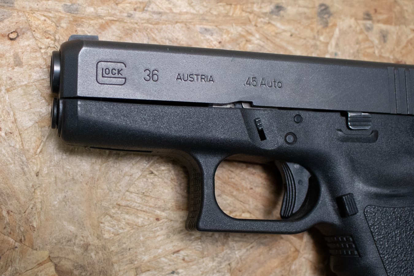 GLOCK 36 45ACP Police Trade-In Pistol with Extended Magazine