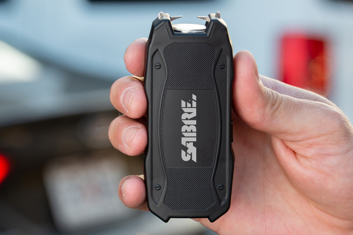 SABRE Stun Gun with Flashlight and Battery Strength Indicator