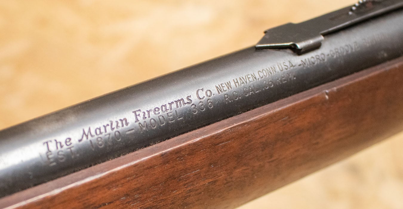 MARLIN 336 35 Rem Police Trade-In Rifle with Sling
