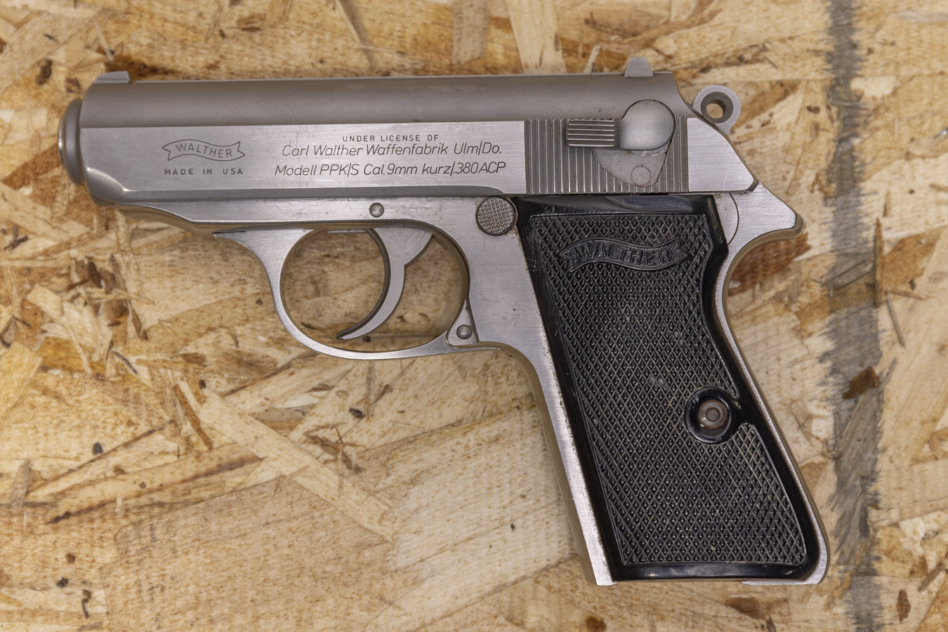 WALTHER PPK/S 380ACP Police Trade-In Pistol (Mag Not Included)