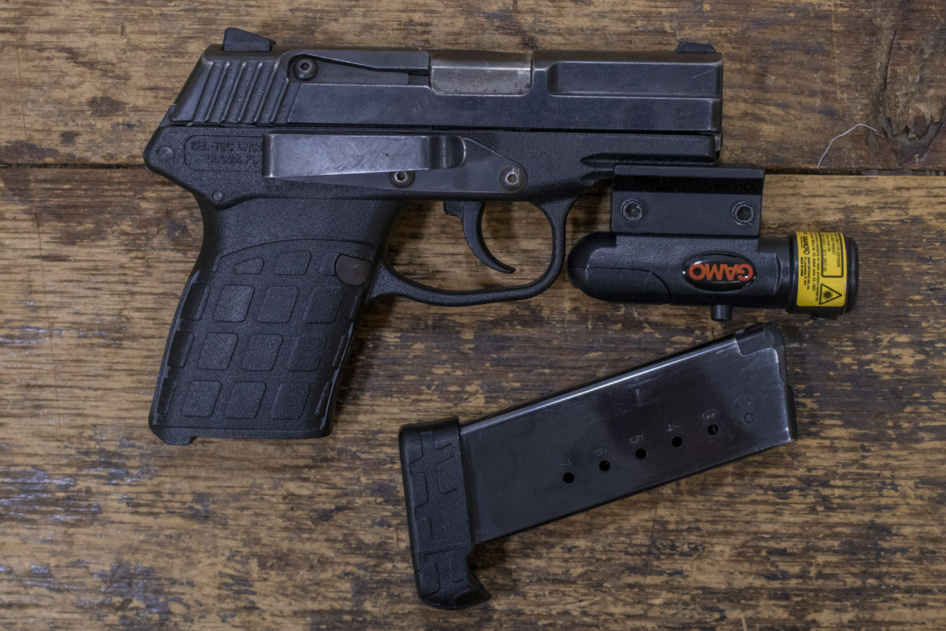 KELTEC PF-9 9mm Police Trade-In Pistol with Gamo Red Laser Sight