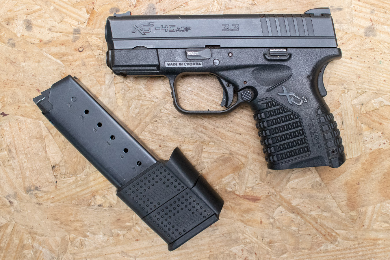 SPRINGFIELD XDS-45 45 ACP Police Trade-In Pistol with Extended Magazine