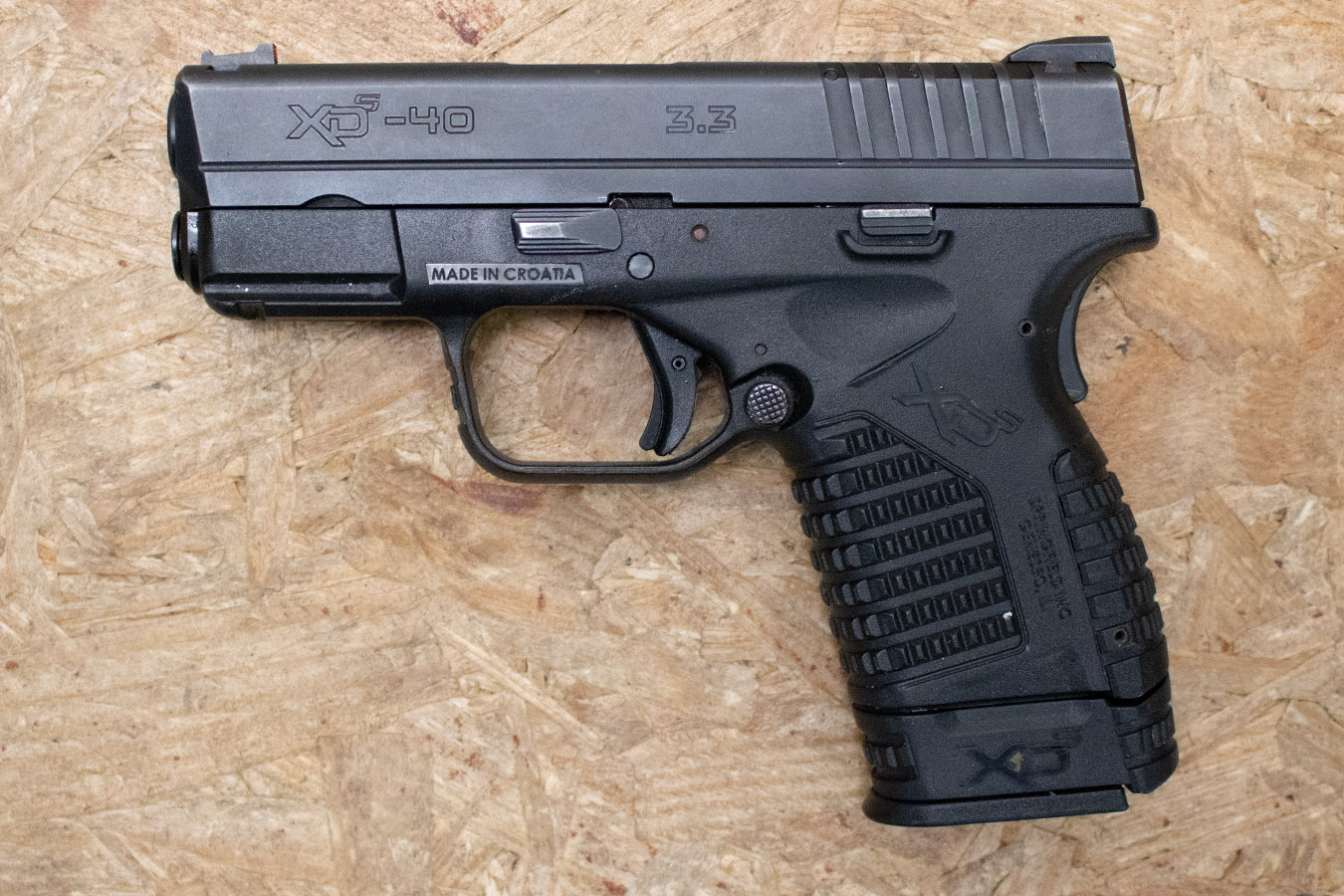 SPRINGFIELD XDS-40 3.3 40 S&W Police Trade-In Pistol with Extended Magazine