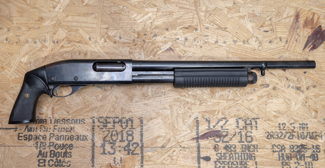 REMINGTON 870 Wingmaster 12 Gauge Police Trade-In Shotgun with Pistol Grip