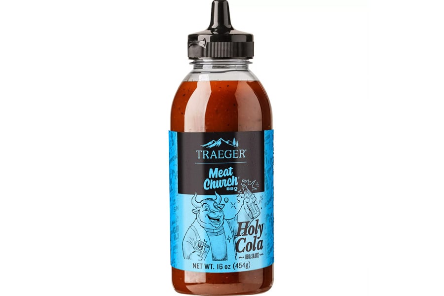 TRAEGER GRILLS Meat Church Holy Cola BBQ Sauce 16 Oz Squeeze Bottle