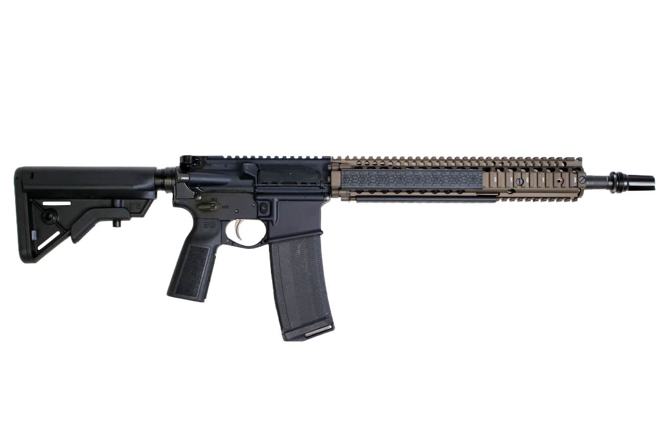 DANIEL DEFENSE M4A1 5.56 NATO Semi-Auto Rifle with Pinned and Welded SilencerCo 3 Prong Flash Hider