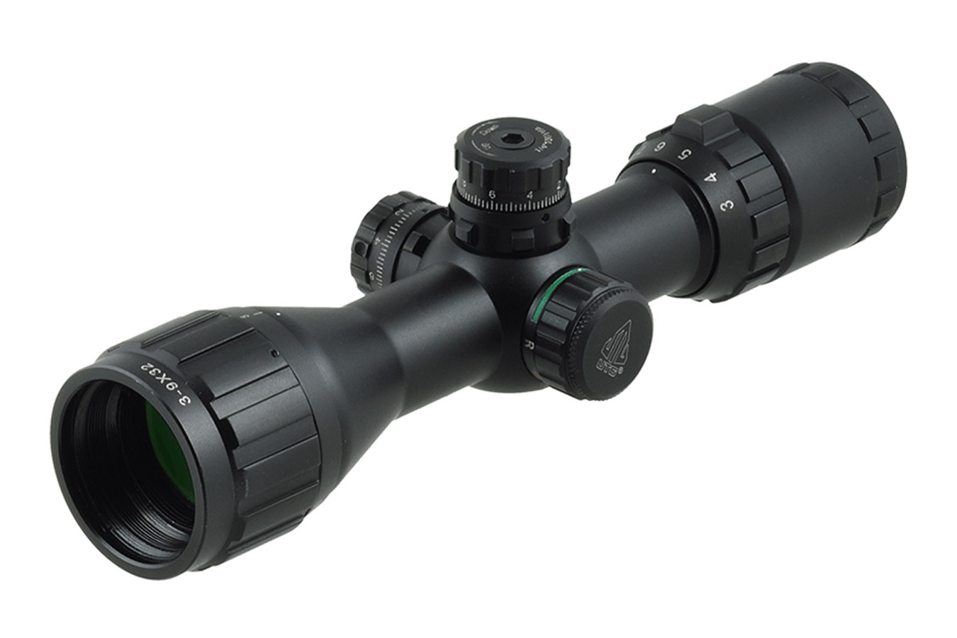 LEAPERS UTG® Bug Buster® 3-9X32 1Inch Scope Red or Green MIL-DOT QD Rings Included