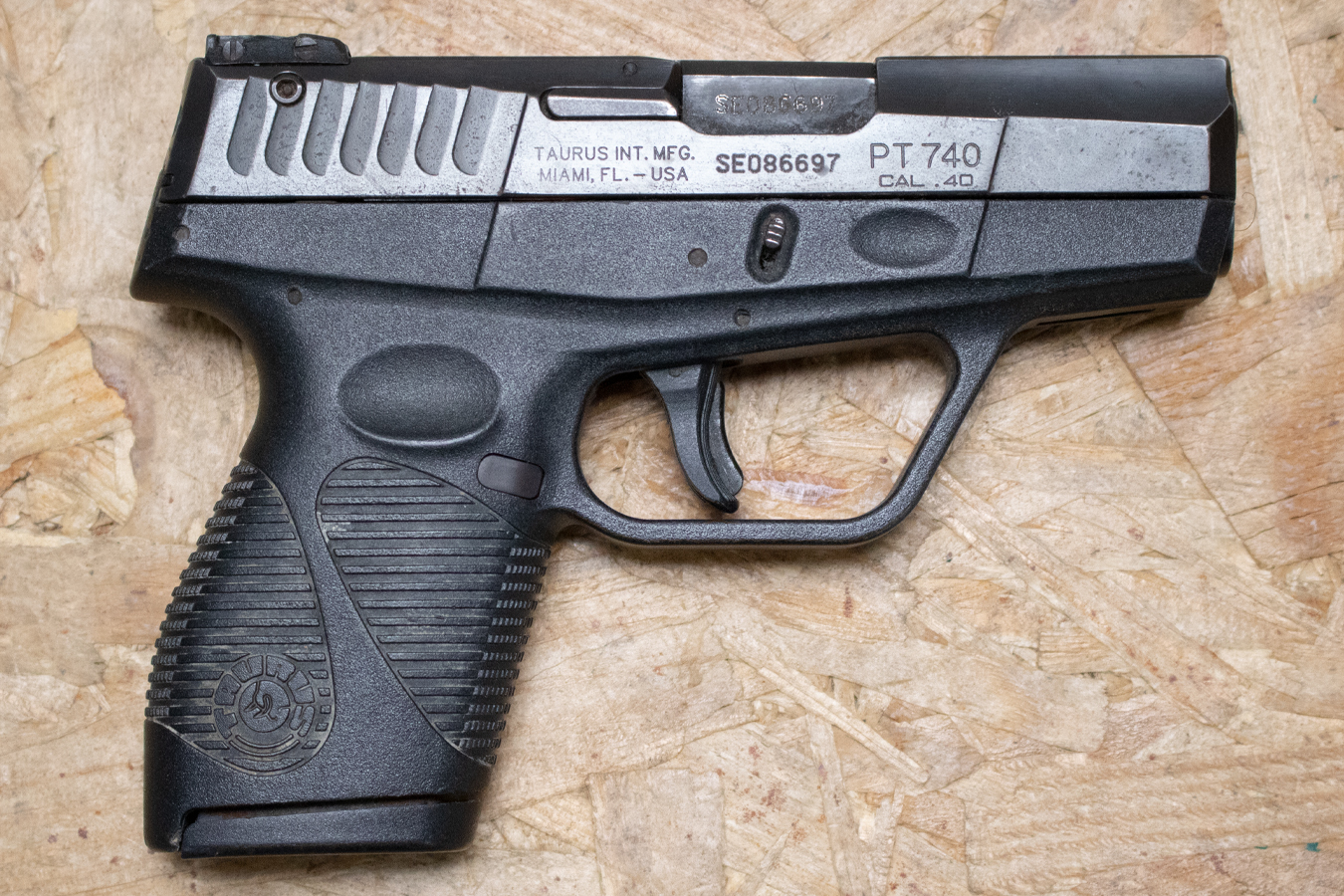 TAURUS PT740 Slim 40 S&W Police Trade-In Pistol