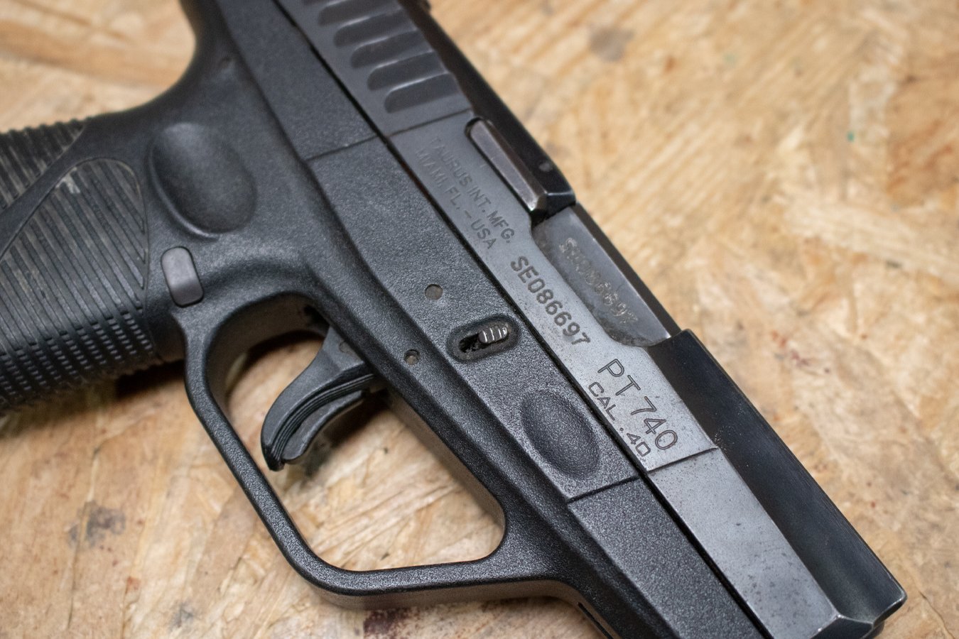 TAURUS PT740 Slim 40 S&W Police Trade-In Pistol