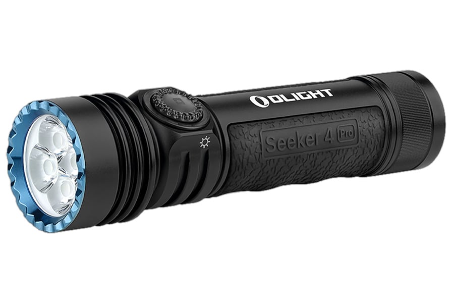 Olight Seeker 4 Pro Matte Black 5/50/300/600/1,200/4,600 Lumens White LED