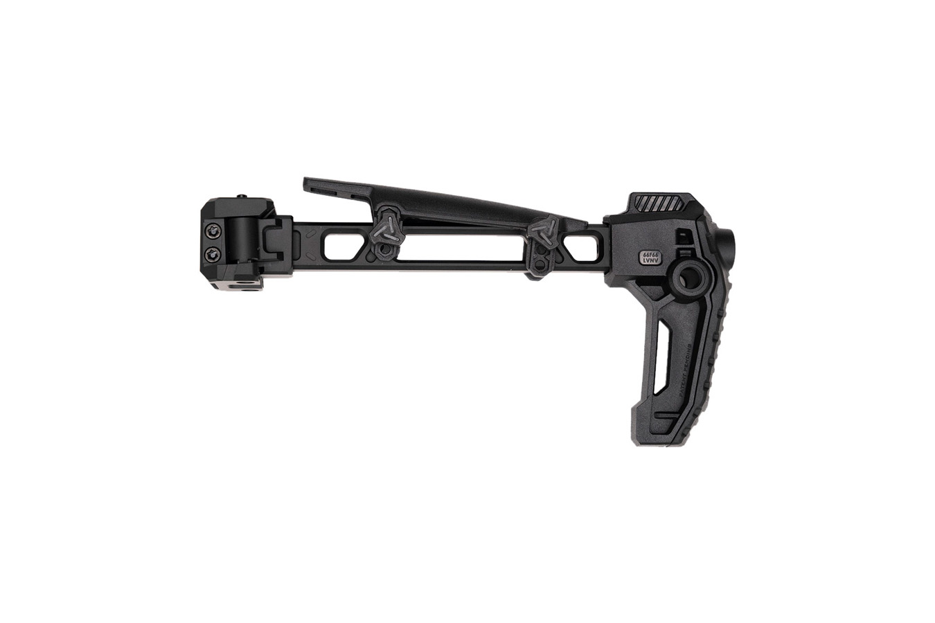 STRIKE IND Cheek Riser Dual Folding Adapter with dual folding mechanism that allows the cheek riser to fold either side