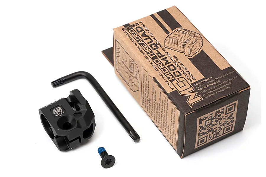 Strike Ind Micro Threaded Barrel Compensator Quad