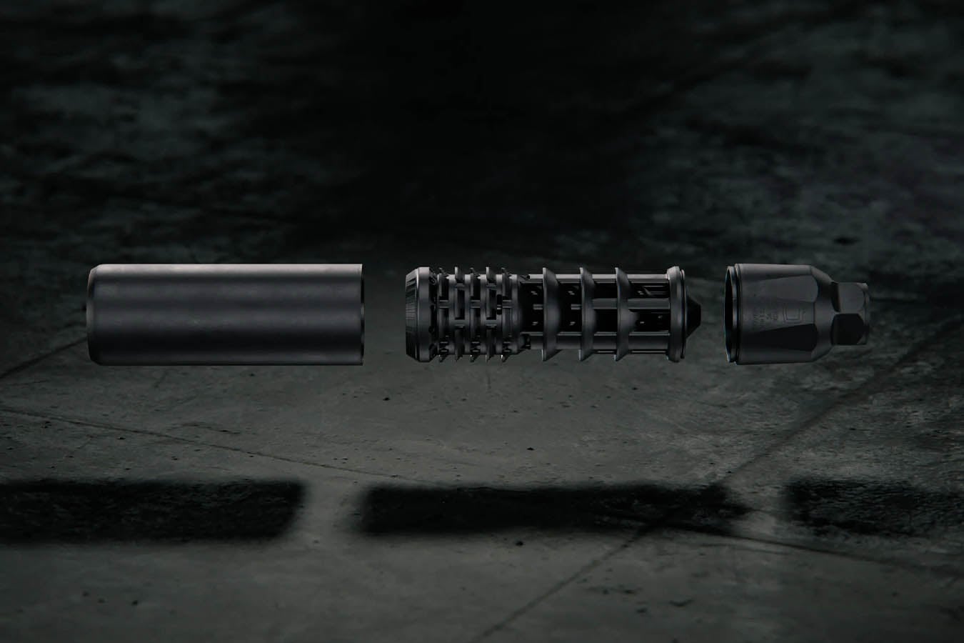 Q The Lefty 5.56 NATO/6mm ARC 3D Printed Suppressor