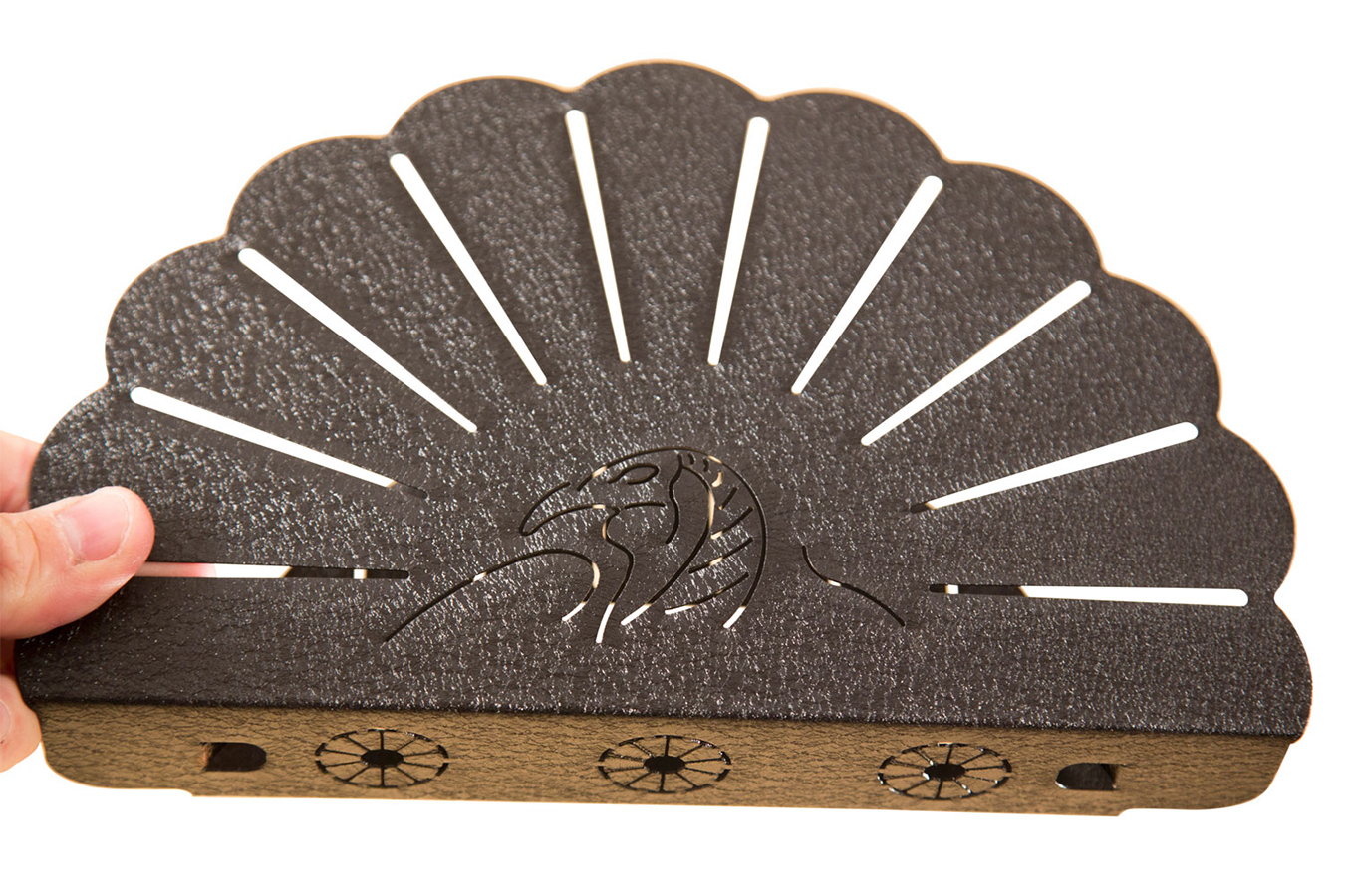 HUNTERS SPECIALTIES Turkey Mount Turkey Hooker Wall Display, Black Steel