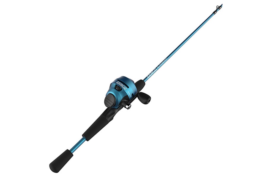 ZEBCO Quantum 202 Slingshot Spincast Combo Blue