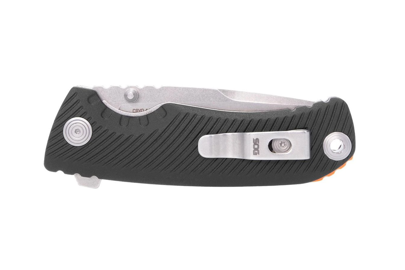 SOG SPECIALTY KNIVES Tellus ATK Folding Pocket Knife - Black/Orange