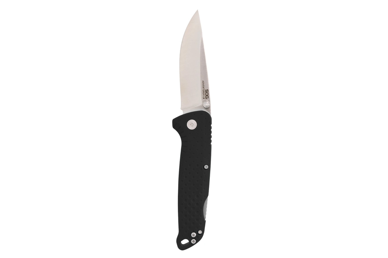 Sog Specialty Knives Adventurer LB Folding Pocket Knife - Black/Satin