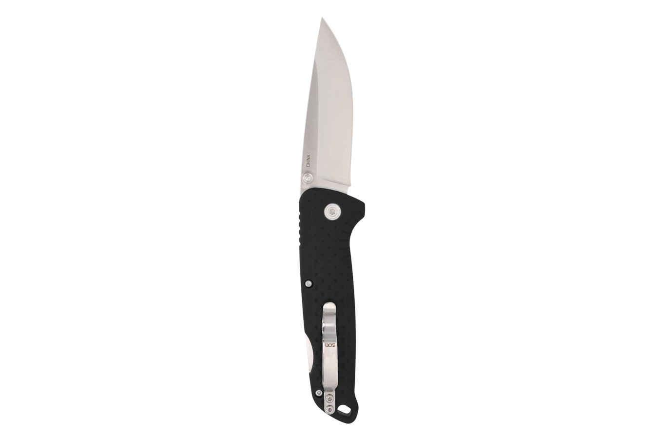 Sog Specialty Knives Adventurer LB Folding Pocket Knife - Black/Satin