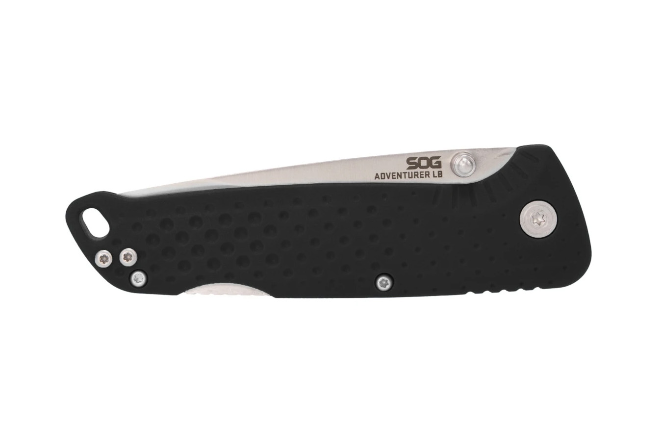 Sog Specialty Knives Adventurer LB Folding Pocket Knife - Black/Satin
