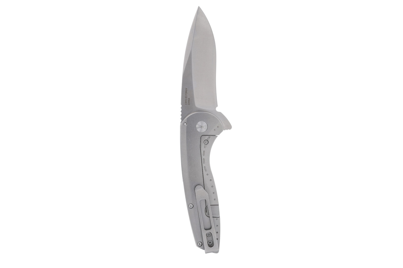 Sog Specialty Knives Aegis FLK 2.0 Drop Point Folding Pocket Knife - Silver