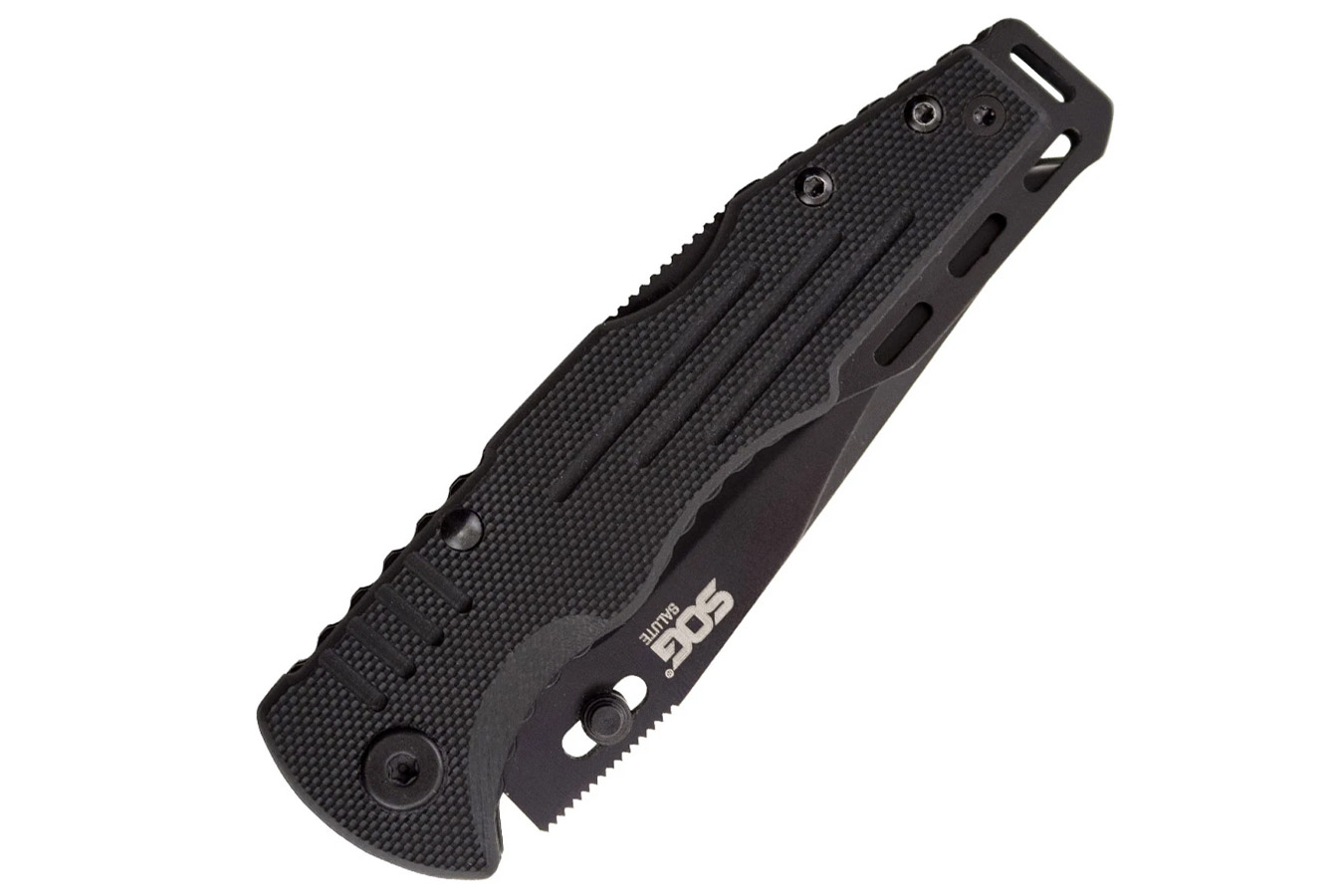 Sog Specialty Knives Salute Mini Pocket Folding Knife - Black