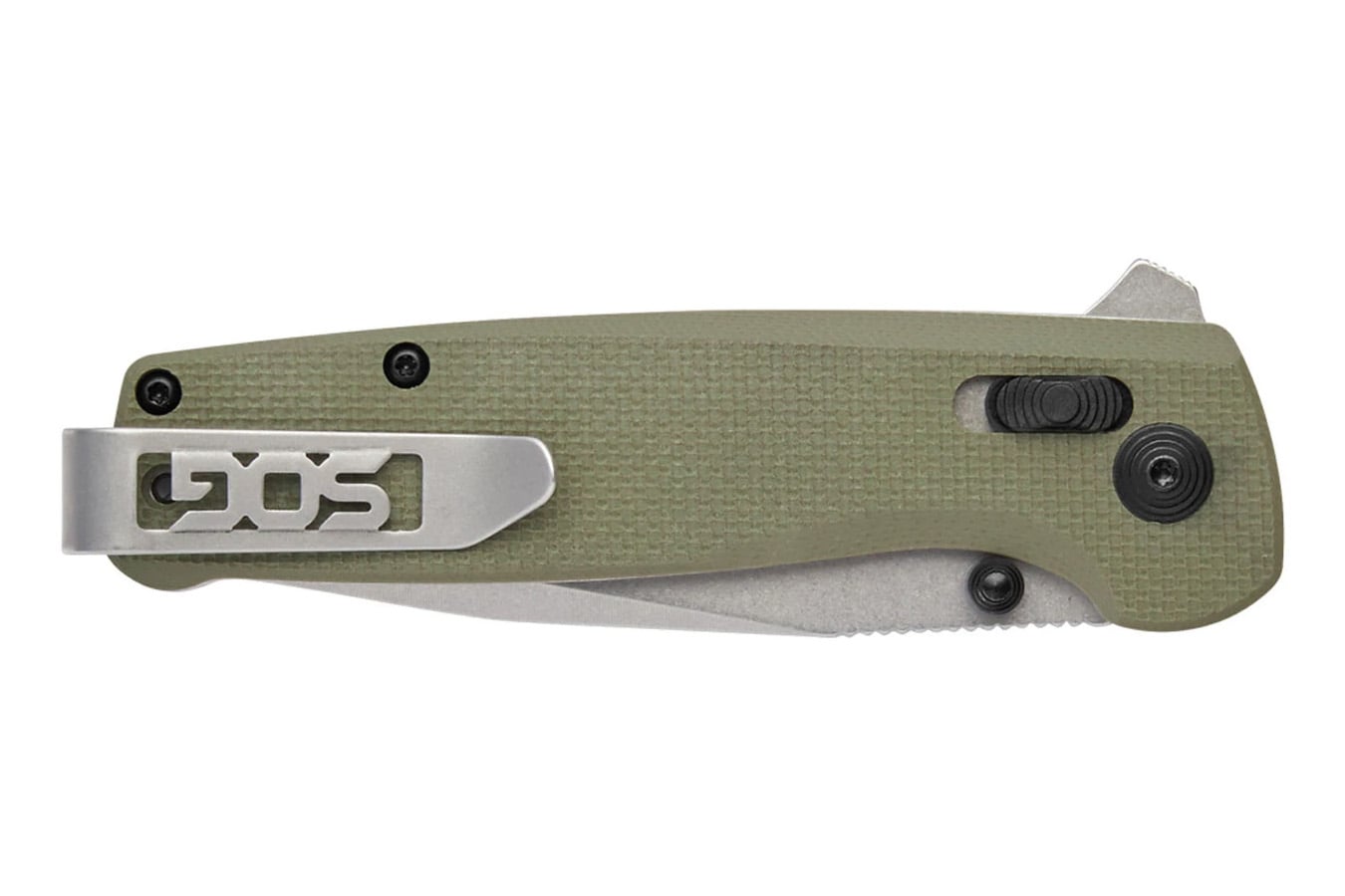 Sog Specialty Knives Terminus XR G10 Folding Pocket Knife - Olive Dran
