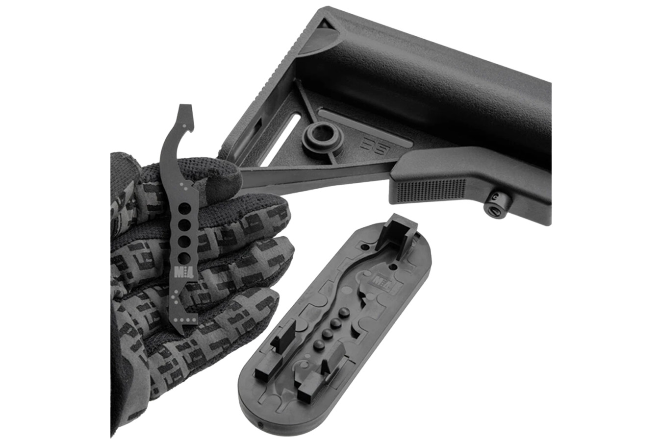 B5 SYSTEMS SOPMOD Buttstock Government Issue Coyote Brown