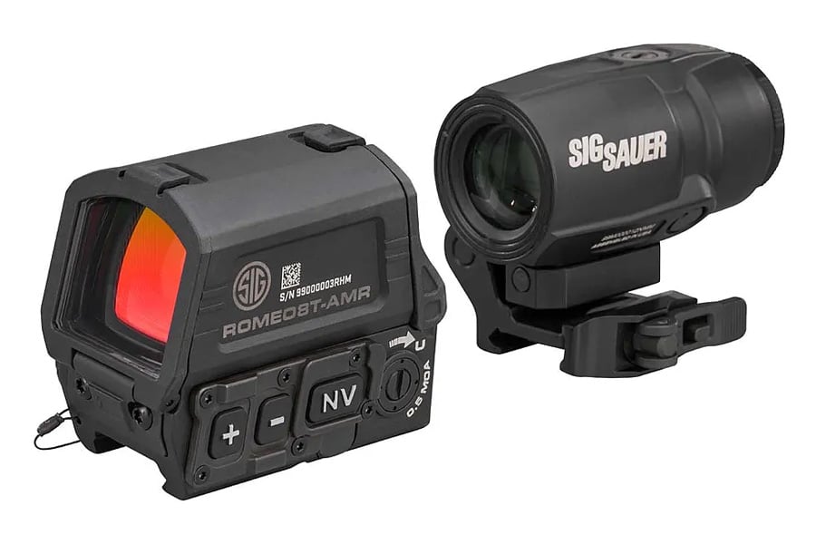 SIG SAUER 1x40 Full Size Red Dot ROMEO8T ARM Combo Kit