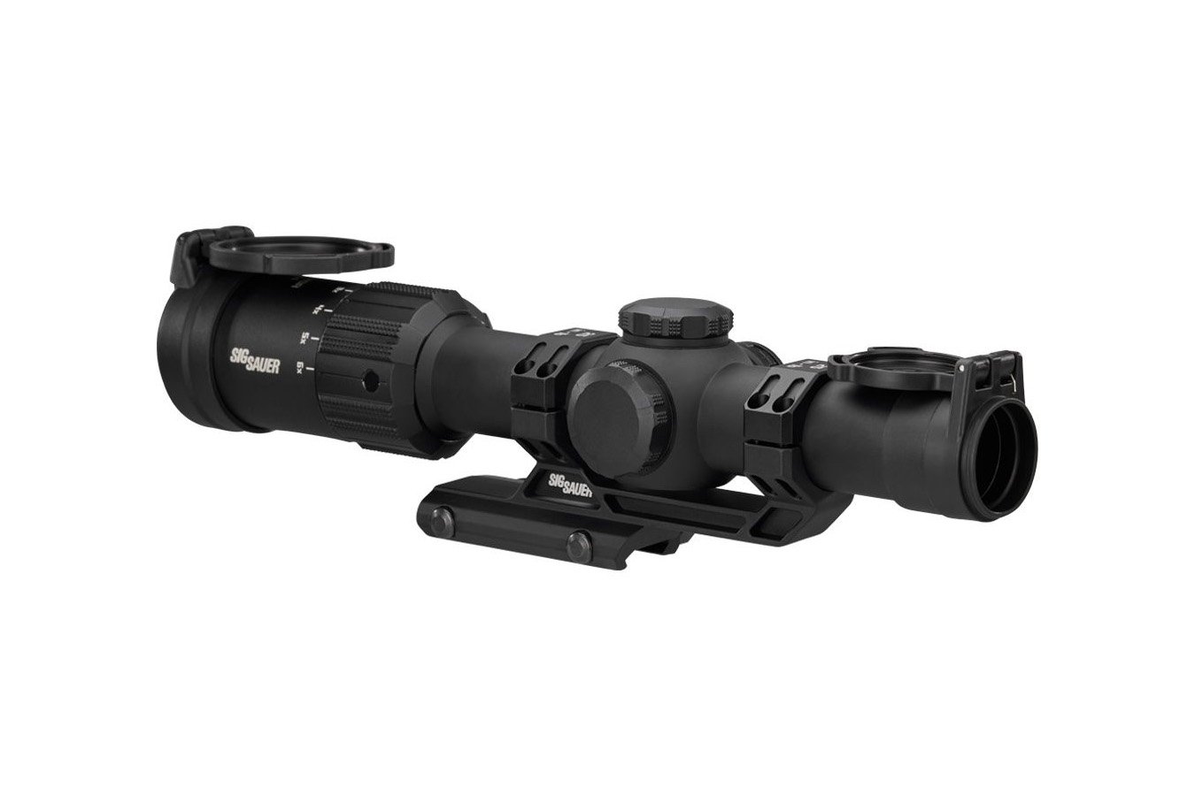 Sig Sauer Tango-MSR LPVO 1-6x24mm Riflescope with Illuminated BDC6 Reticle and Cantilever Mount