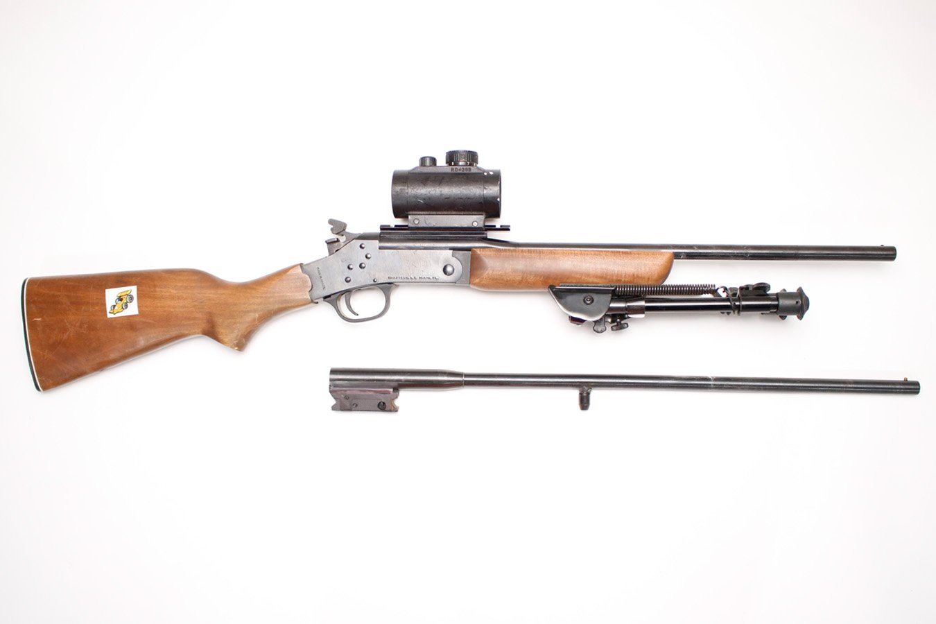 ROSSI M41228 22LR/410-Bore Police Trade-in Single-Shot Shotgun/Rifle Combo w/ Red-Dot and Bipod