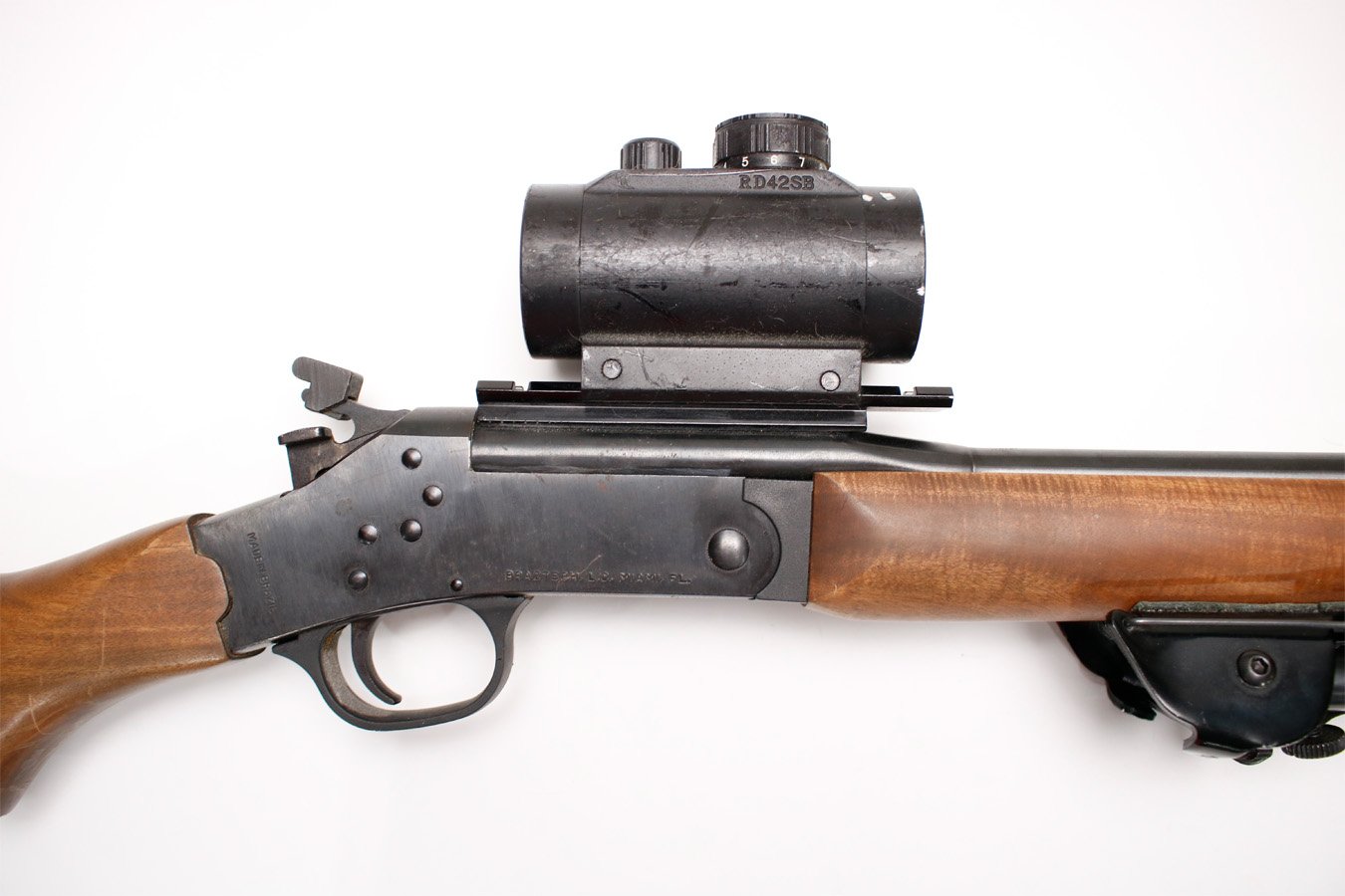ROSSI M41228 22LR/410-Bore Police Trade-in Single-Shot Shotgun/Rifle Combo w/ Red-Dot and Bipod
