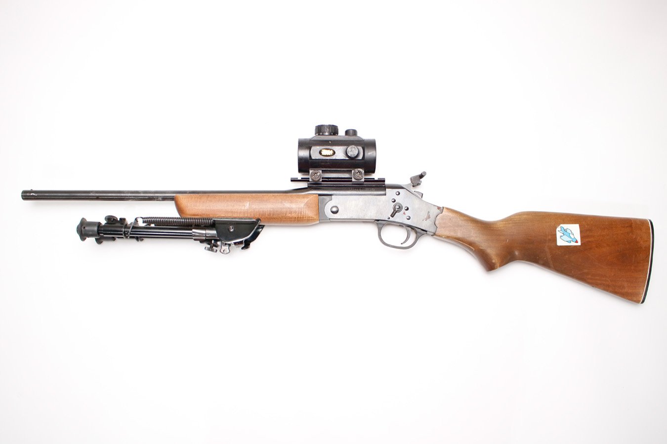 ROSSI M41228 22LR/410-Bore Police Trade-in Single-Shot Shotgun/Rifle Combo w/ Red-Dot and Bipod