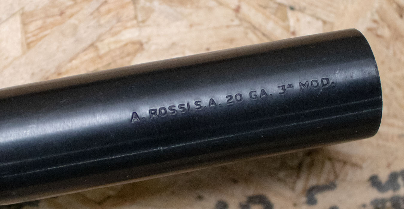 ROSSI Single Shot 22LR Police Trade-In Rifle with Extra 20-Gauge Barrel