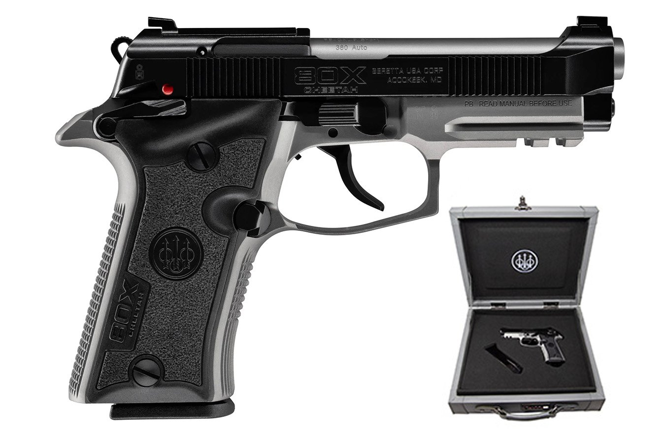 BERETTA 80X Cheetah Gray Edition 380 ACP Optic Ready Pistol