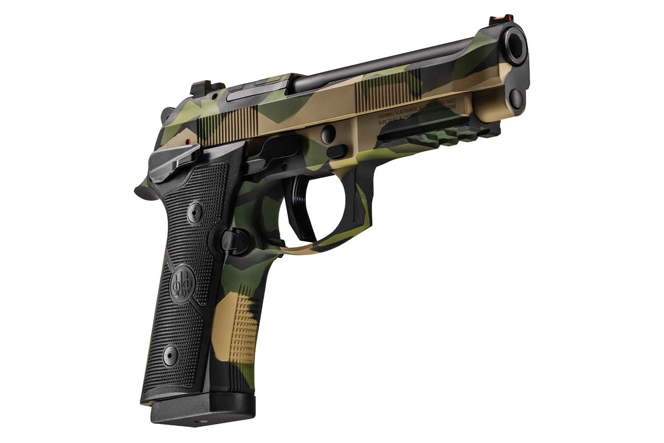 BERETTA 92XI SAO Splinter 9mm Optic Ready Pistol with Splinter Camo Finish