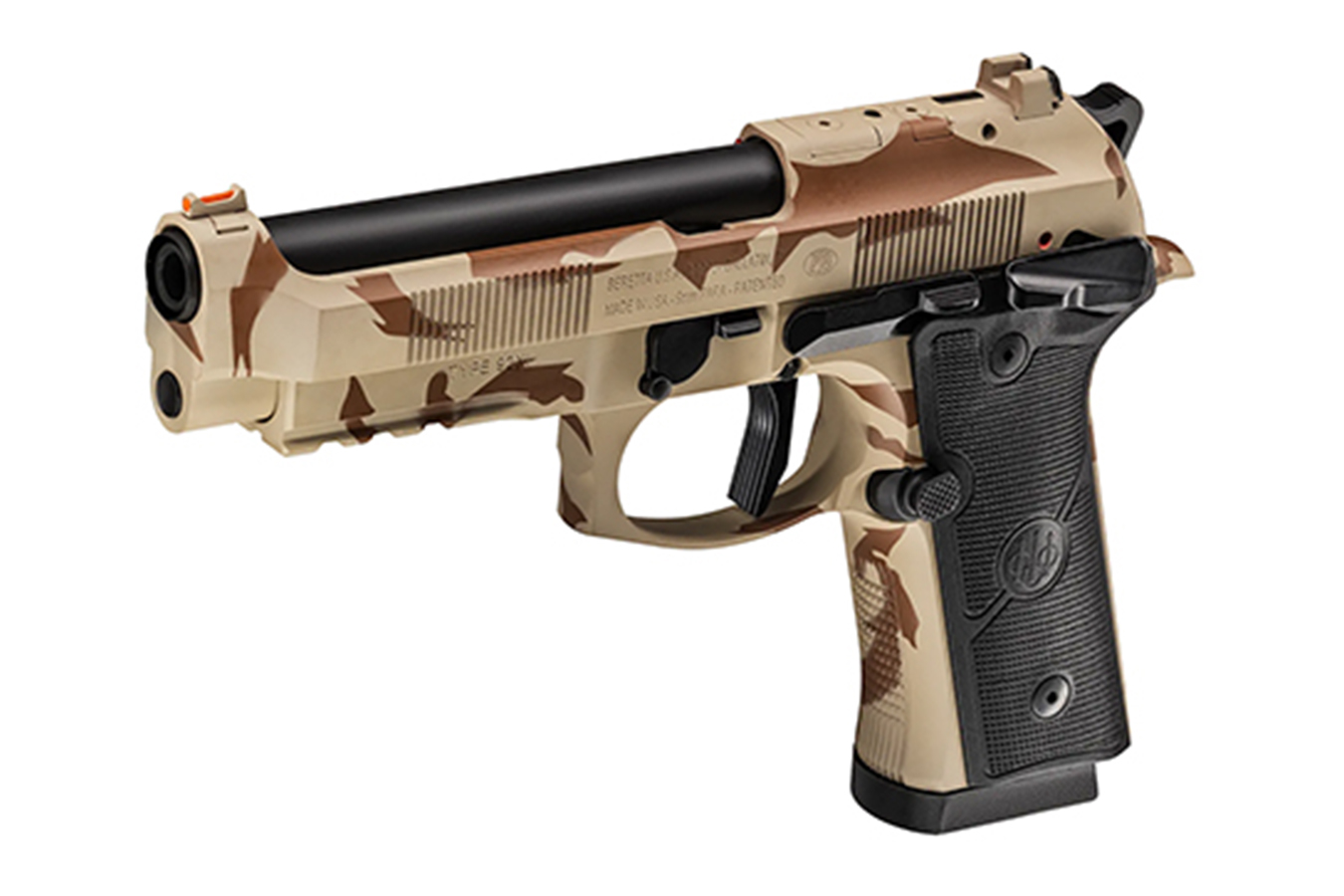 BERETTA 92XI Foreign Combat Series 9mm Semi-Auto Pistol with Desert DPM Camo Finish