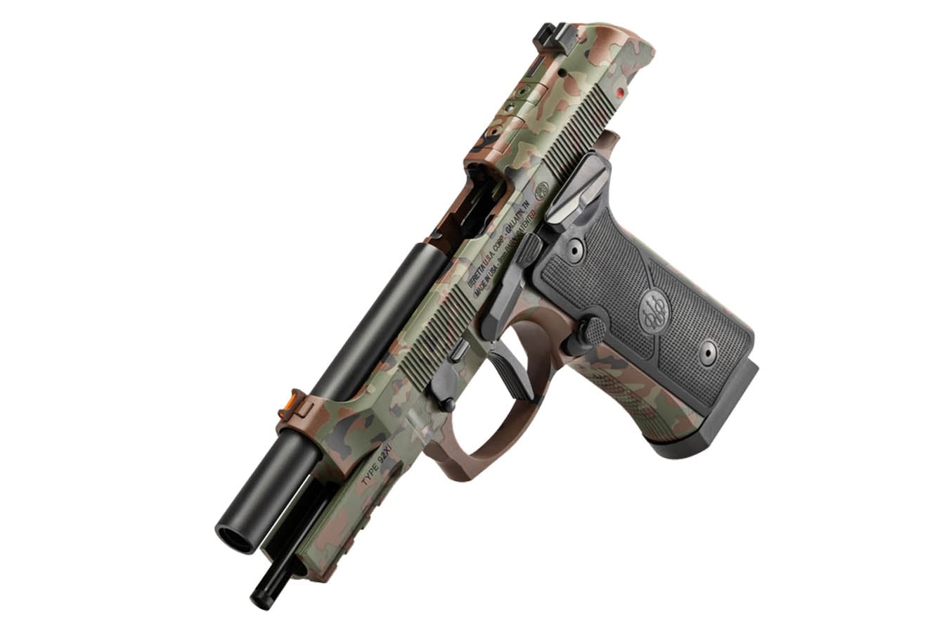 Beretta Beretta 92XI Foreign Combat Series 9mm Semi-Auto Pistol w/ Flecktarn Camo Finish