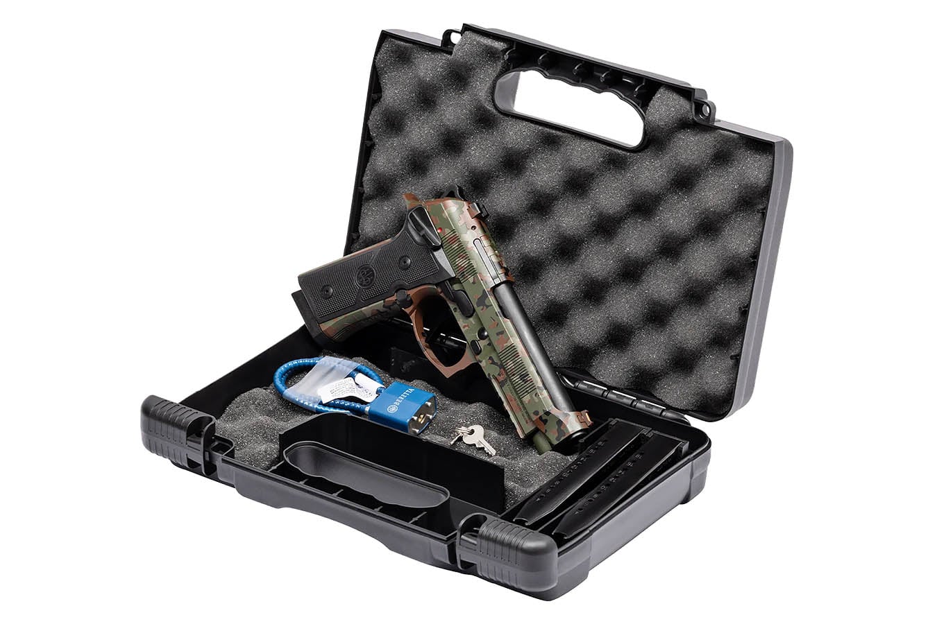 Beretta Beretta 92XI Foreign Combat Series 9mm Semi-Auto Pistol w/ Flecktarn Camo Finish