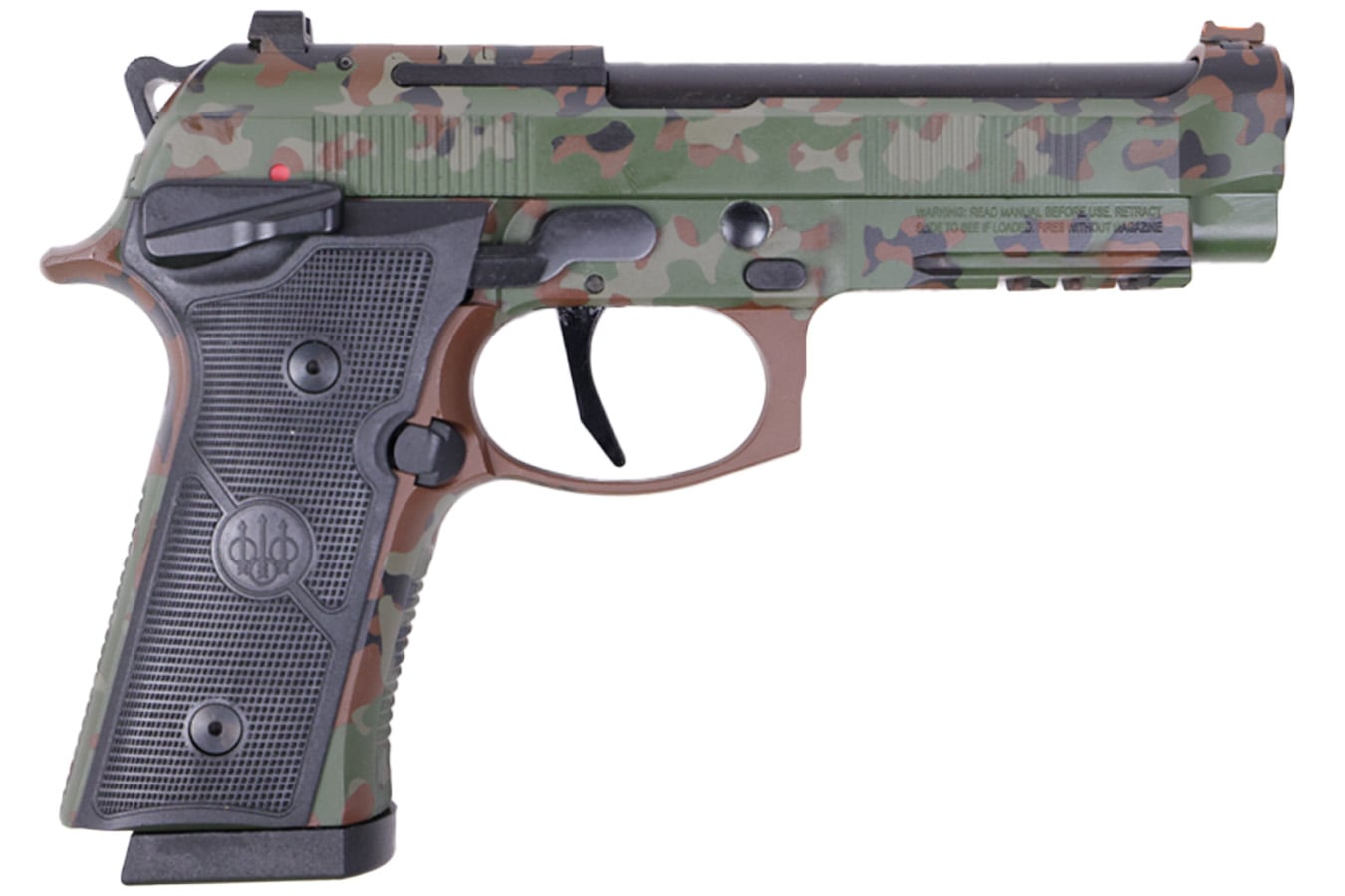 Beretta 92XI Foreign Combat Series 9mm Semi-Auto Pistol w/ Flecktarn Camo Finish